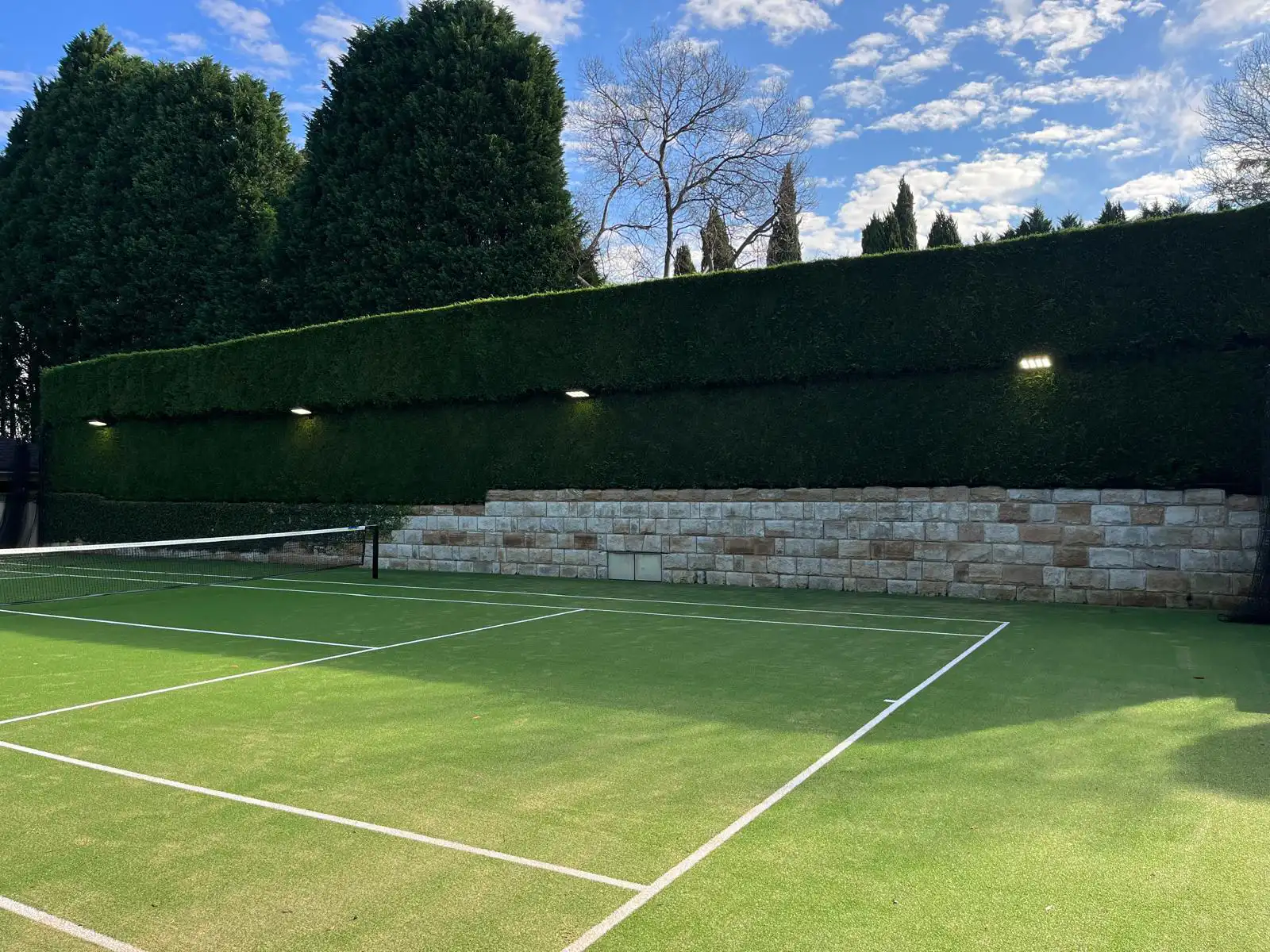 Tennis court lighting